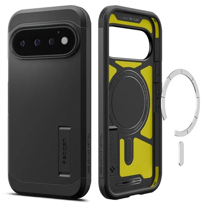 Spigen Tough Armor Mag MagSafe – dėklas Google Pixel 11 Pro (juodas)