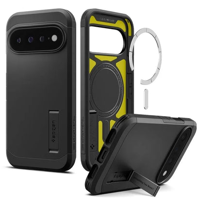 Spigen Tough Armor Mag MagSafe – dėklas Google Pixel 11 Pro XL (juodas)