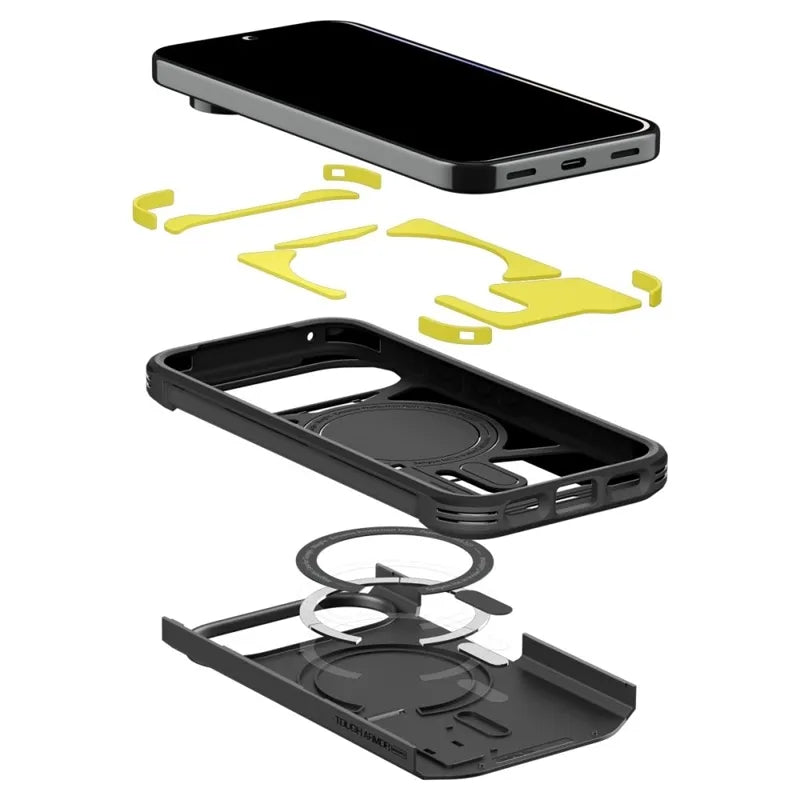 Spigen Tough Armor Mag MagSafe – dėklas Google Pixel 11 Pro XL (juodas)