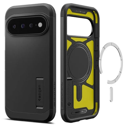 Spigen Tough Armor Mag MagSafe – dėklas Google Pixel 11 Pro XL (juodas)