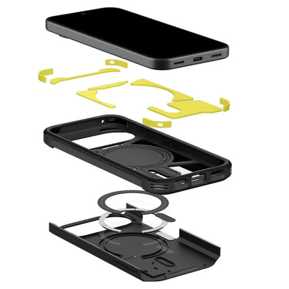 Spigen Tough Armor Mag MagSafe – dėklas Google Pixel 11 telefonui (juodas)