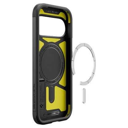 Spigen Tough Armor Mag MagSafe – dėklas Google Pixel 11 telefonui (juodas)