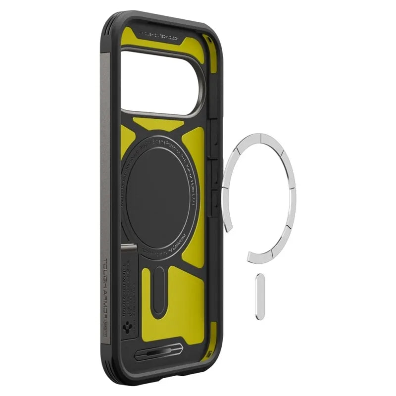 Spigen Tough Armor Mag MagSafe dėklas, skirtas Google Pixel 11 Pro (pilka)