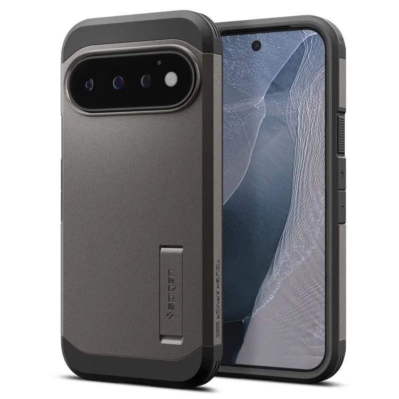 Spigen Tough Armor Mag MagSafe dėklas, skirtas Google Pixel 11 Pro (pilka)