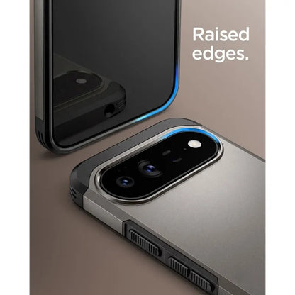 Spigen Tough Armor Mag MagSafe dėklas, skirtas Google Pixel 11 Pro (pilka)