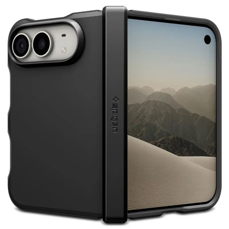 Spigen Tough Armor Mag MagSafe – „iPhone Duo“ dėklas (juodas)