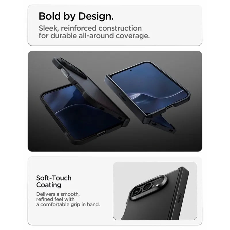 Spigen Tough Armor Mag MagSafe – „iPhone Duo“ dėklas (juodas)