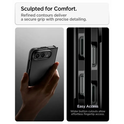 Spigen Tough Armor Mag MagSafe – „iPhone Duo“ dėklas (juodas)
