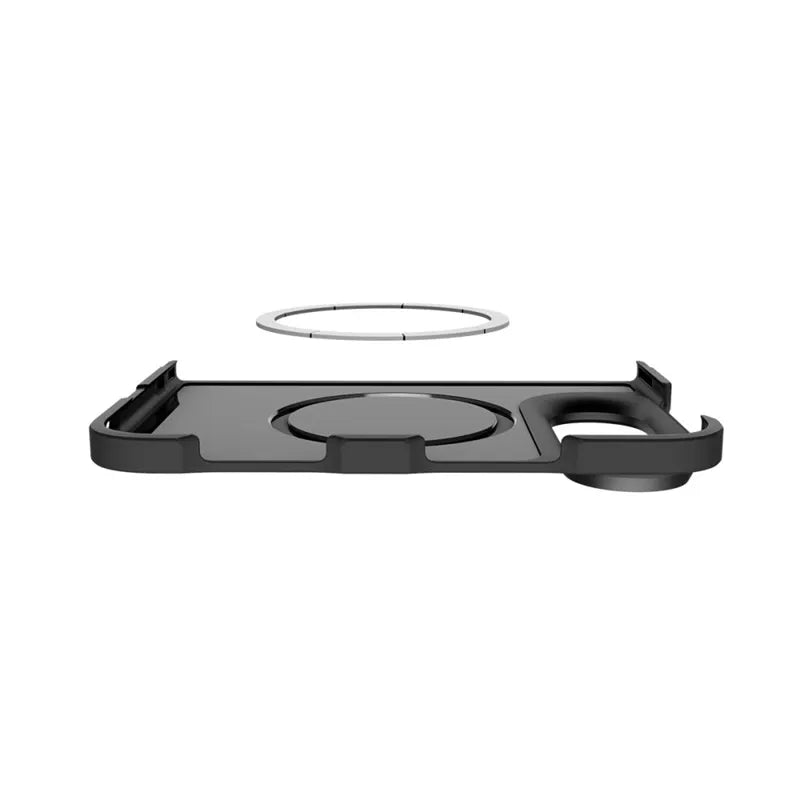 Spigen Tough Armor Mag MagSafe – „iPhone Duo“ dėklas (juodas)