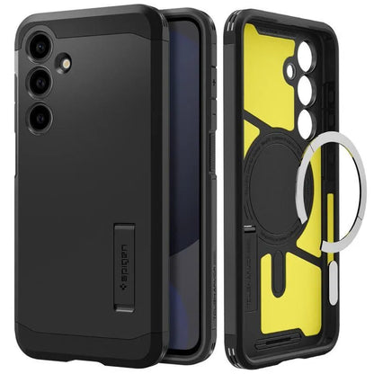 Spigen Tough Armor MagSafe – dėklas, skirtas Samsung Galaxy S24 FE (juodas)