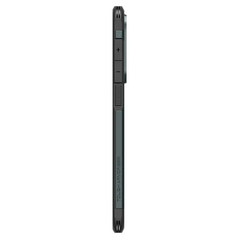 Spigen Tough Armor MagSafe – dėklas, skirtas Samsung Galaxy S25 Edge (Abyss Green)