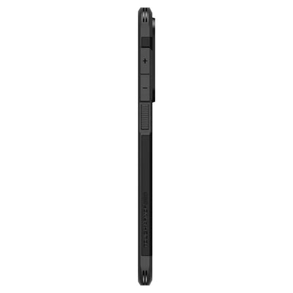 Spigen Tough Armor MagSafe – Dėklas, skirtas Samsung Galaxy S25 Edge (juodas)