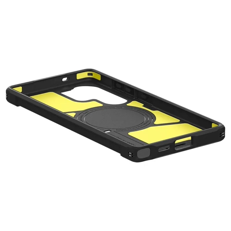 Spigen Tough Armor MagSafe – dėklas, skirtas „Samsung Galaxy S25 Ultra“ (juodas)