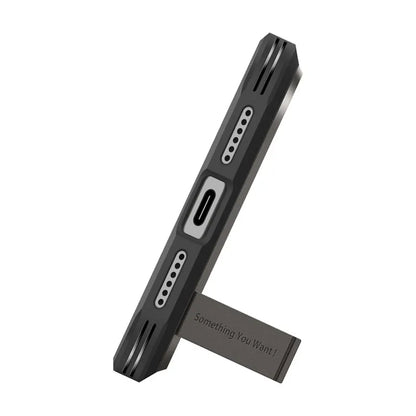 Spigen Tough Armor T Mag MagSafe - Dėklas iPhone 17 Pro Max (Gunmetal)
