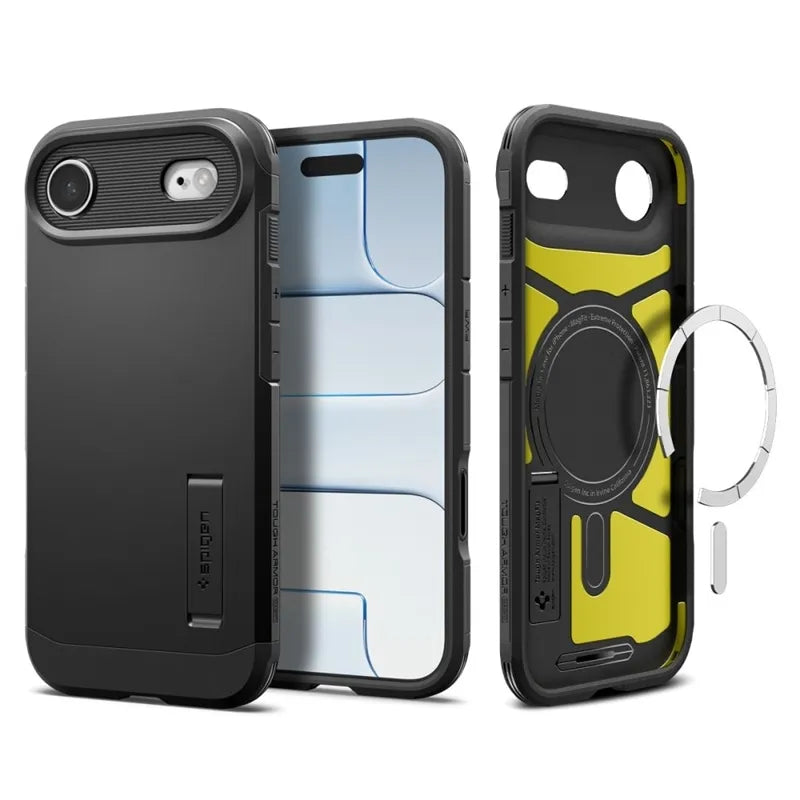 Spigen Tough Armor T Mag MagSafe dėklas iPhone Air (juodas)