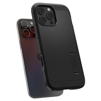 Spigen Tough Armor T Mag MagSafe – dėklas, skirtas „iPhone 16 Pro Max“ (juodas)
