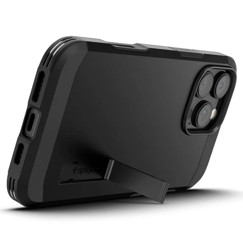 Spigen Tough Armor T Mag MagSafe – dėklas, skirtas „iPhone 16 Pro Max“ (juodas)