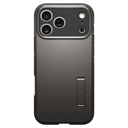 Spigen Tough Armor T Mag MagSafe – dėklas, skirtas iPhone 18 Pro / 17 Pro (Gunmetal)