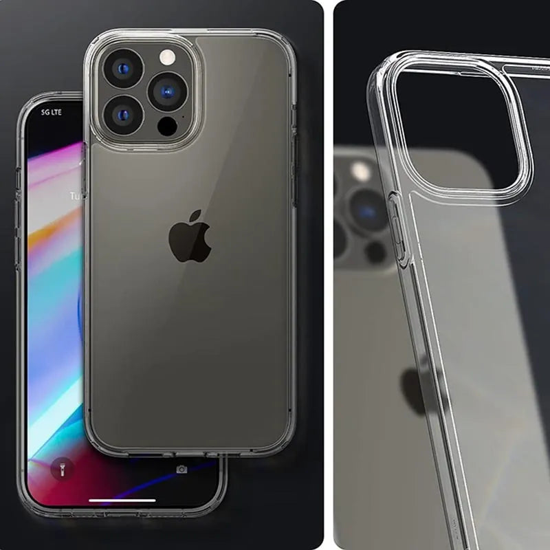 Spigen Ultra Hybrid – dėklas iPhone 13 Pro (skaidrus)