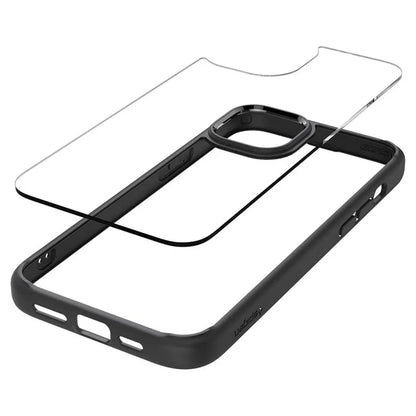 Spigen Ultra Hybrid – dėklas iPhone 15 (matinis juodas)