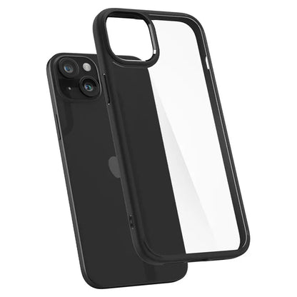 Spigen Ultra Hybrid – dėklas iPhone 15 (matinis juodas)