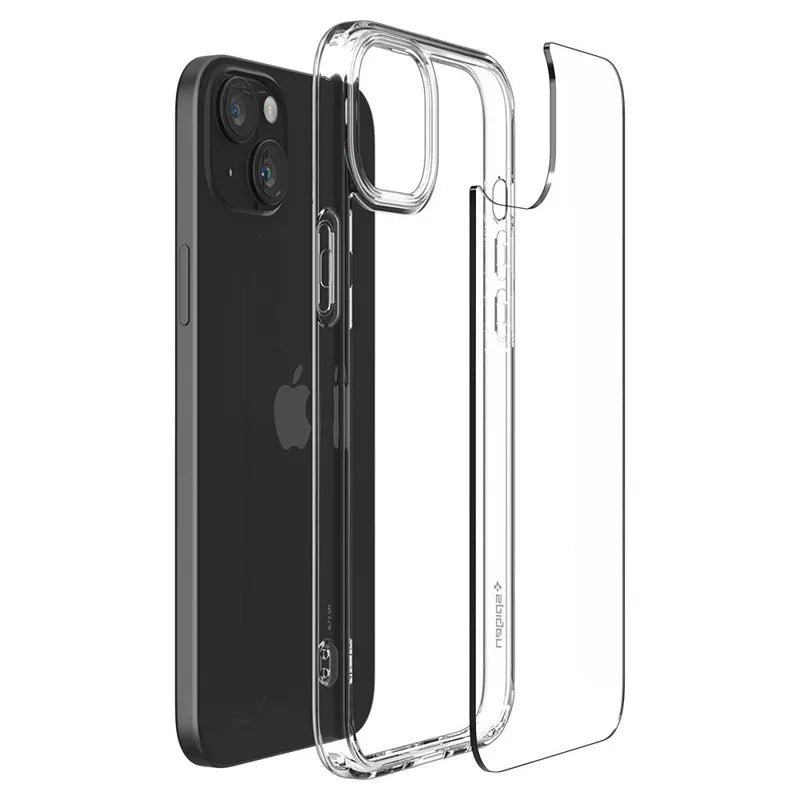 Spigen Ultra Hybrid – dėklas iPhone 15 (skaidrus)