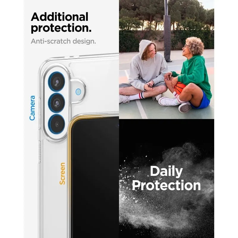 Spigen Ultra Hybrid – Dėklas Samsung Galaxy A37 5G telefonui (skaidrus)