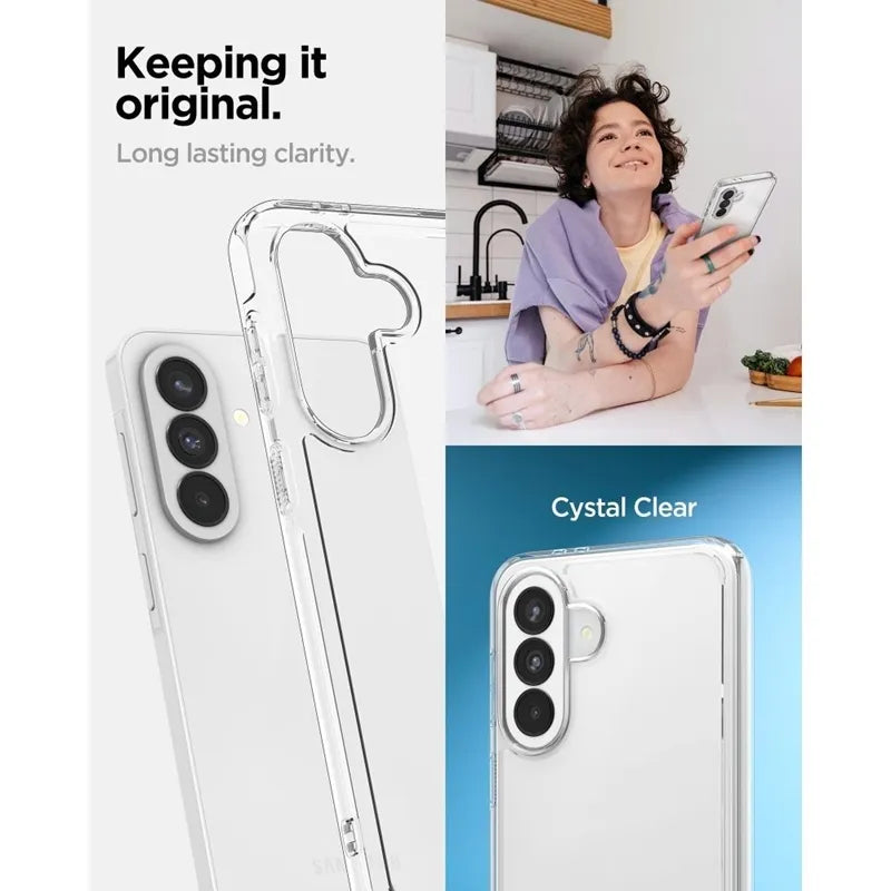 Spigen Ultra Hybrid – Dėklas Samsung Galaxy A37 5G telefonui (skaidrus)