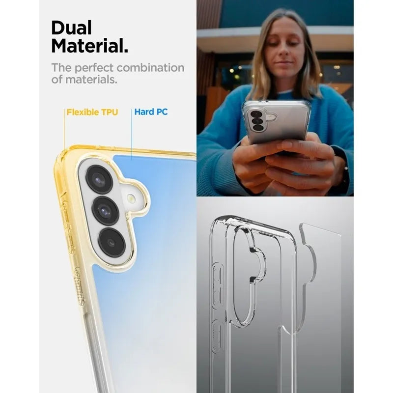 Spigen Ultra Hybrid – Dėklas Samsung Galaxy A37 5G telefonui (skaidrus)