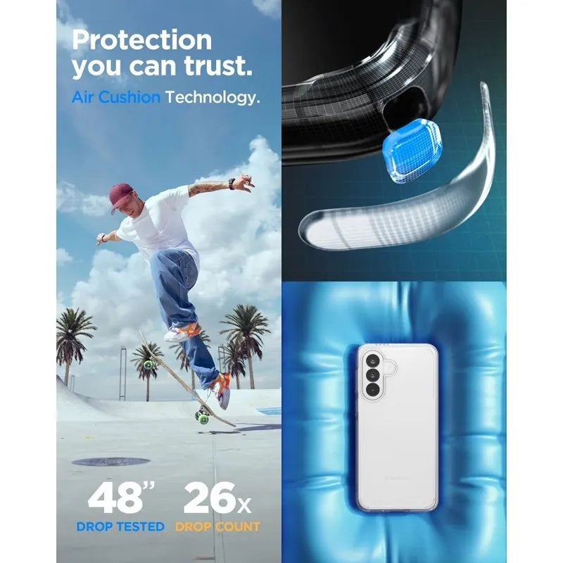 Spigen Ultra Hybrid – Dėklas Samsung Galaxy A37 5G telefonui (skaidrus)