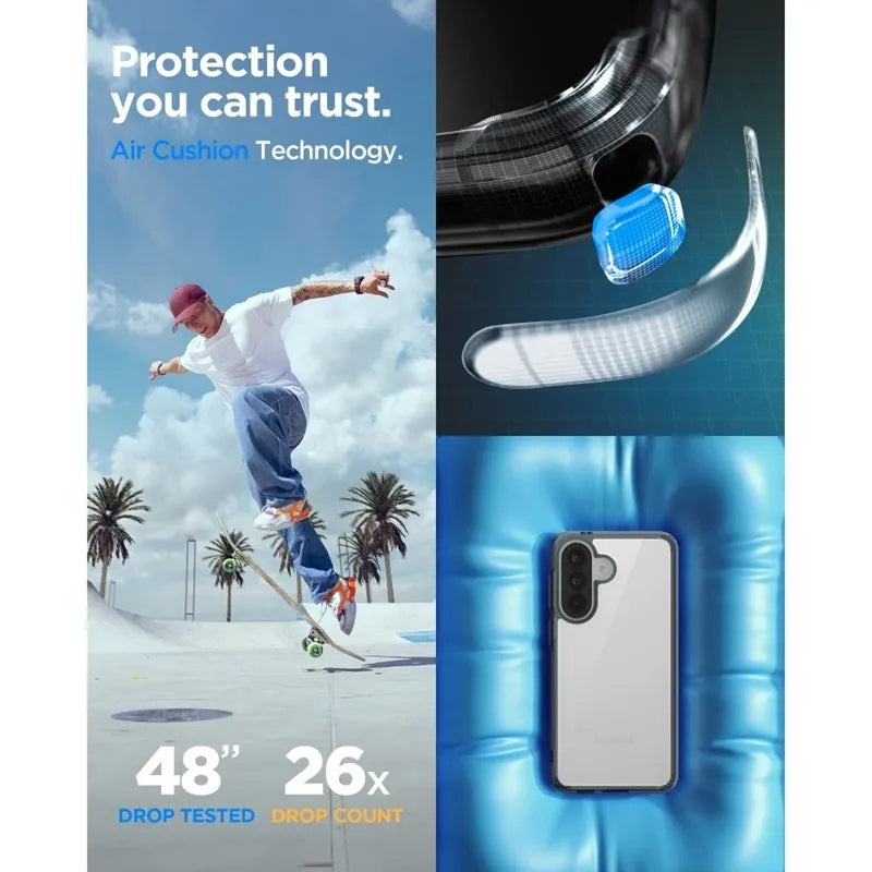 Spigen Ultra Hybrid – dėklas Samsung Galaxy A57 5G telefonui (Space Crystal)