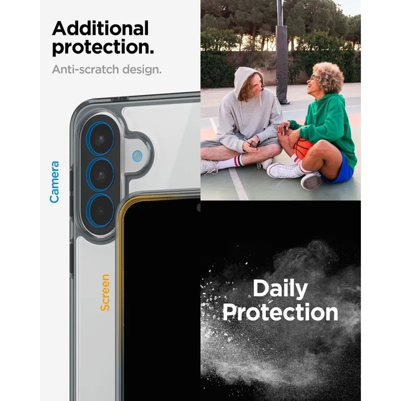 Spigen Ultra Hybrid – dėklas Samsung Galaxy A57 5G telefonui (Space Crystal)