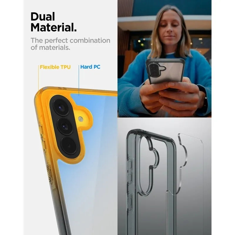 Spigen Ultra Hybrid – dėklas Samsung Galaxy A57 5G telefonui (Space Crystal)