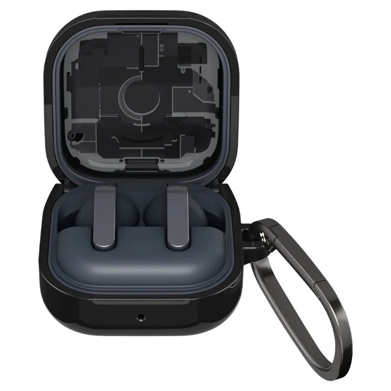 Spigen Ultra Hybrid - dėklas Samsung Galaxy Buds 4 / 4 Pro (Zero One Black)