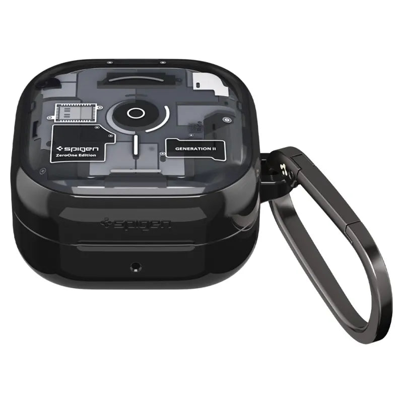 Spigen Ultra Hybrid - dėklas Samsung Galaxy Buds 4 / 4 Pro (Zero One Black)