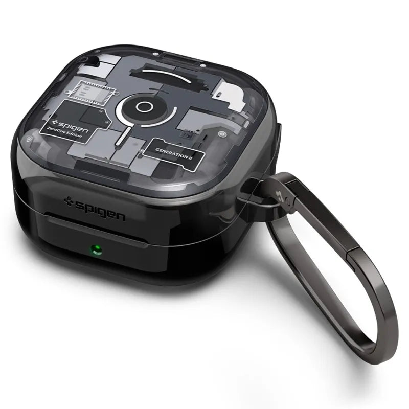 Spigen Ultra Hybrid - dėklas Samsung Galaxy Buds 4 / 4 Pro (Zero One Black)