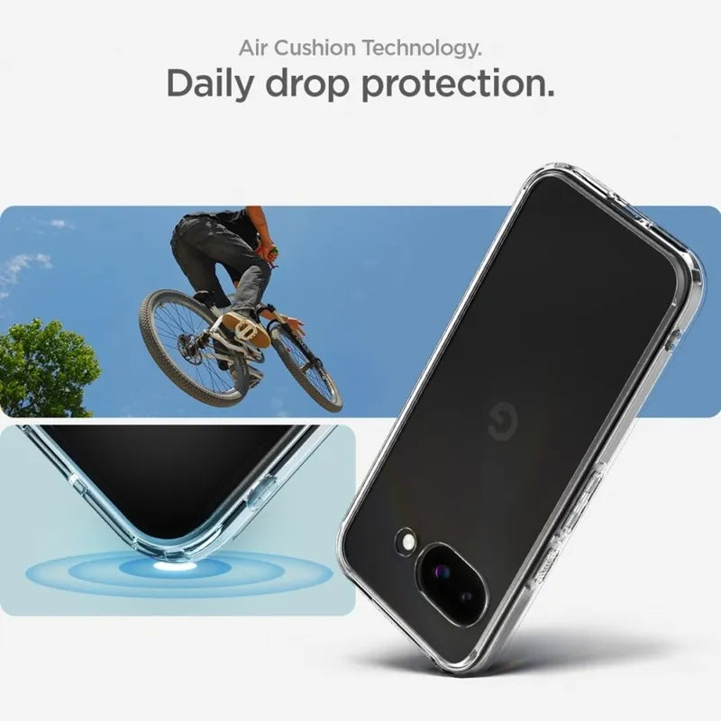 Spigen Ultra Hybrid – dėklas skirtas Google Pixel 9a (Skaidrus)