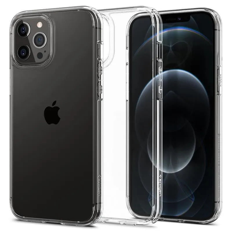 Spigen Ultra Hybrid - Dėklas, skirtas iPhone 12 / iPhone 12 Pro (skaidrus)