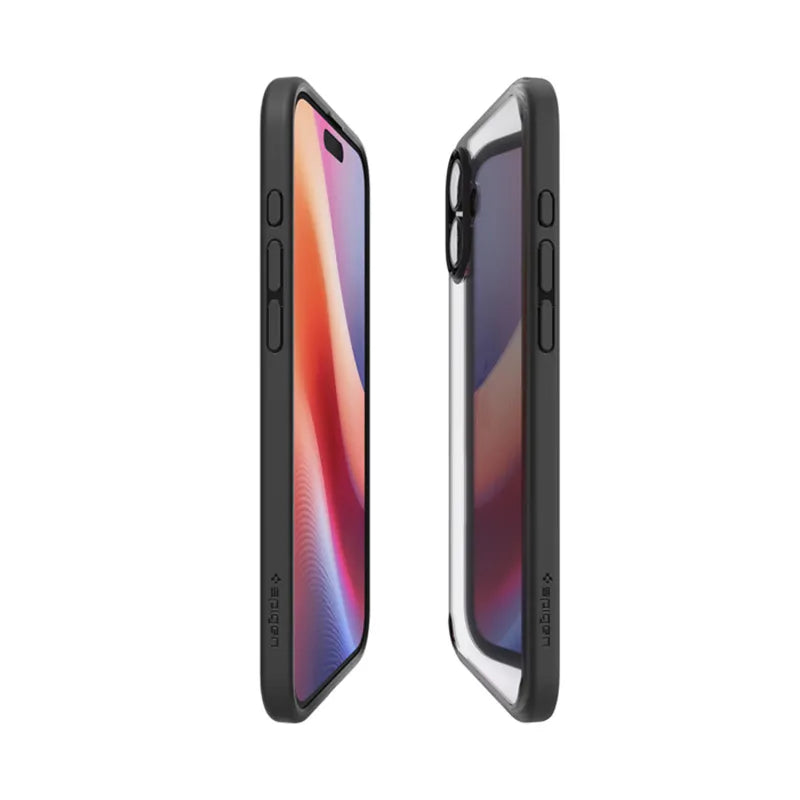 Spigen Ultra Hybrid – dėklas, skirtas „iPhone 16“ (matinė juoda)