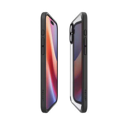 Spigen Ultra Hybrid – dėklas, skirtas „iPhone 16“ (matinė juoda)
