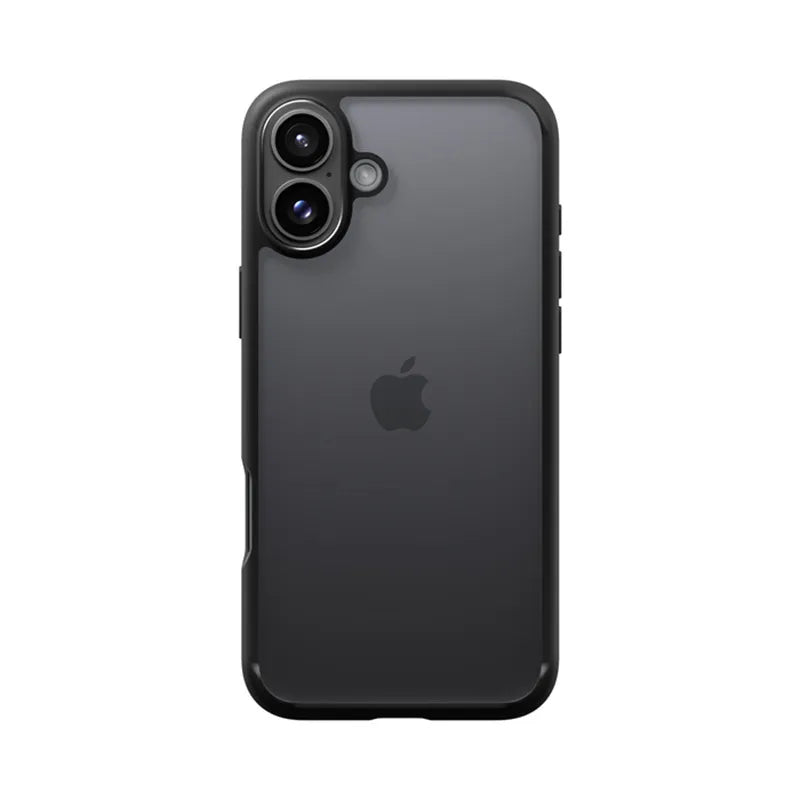 Spigen Ultra Hybrid – dėklas, skirtas „iPhone 16“ (matinė juoda)
