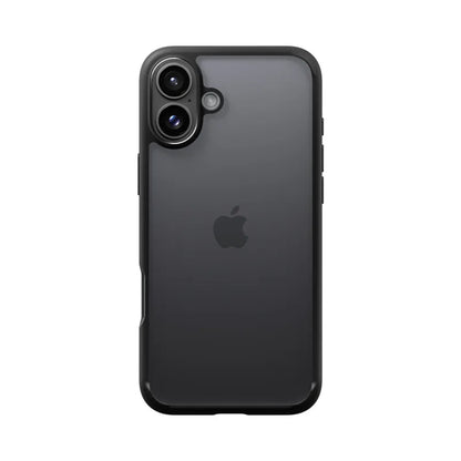 Spigen Ultra Hybrid – dėklas, skirtas „iPhone 16“ (matinė juoda)