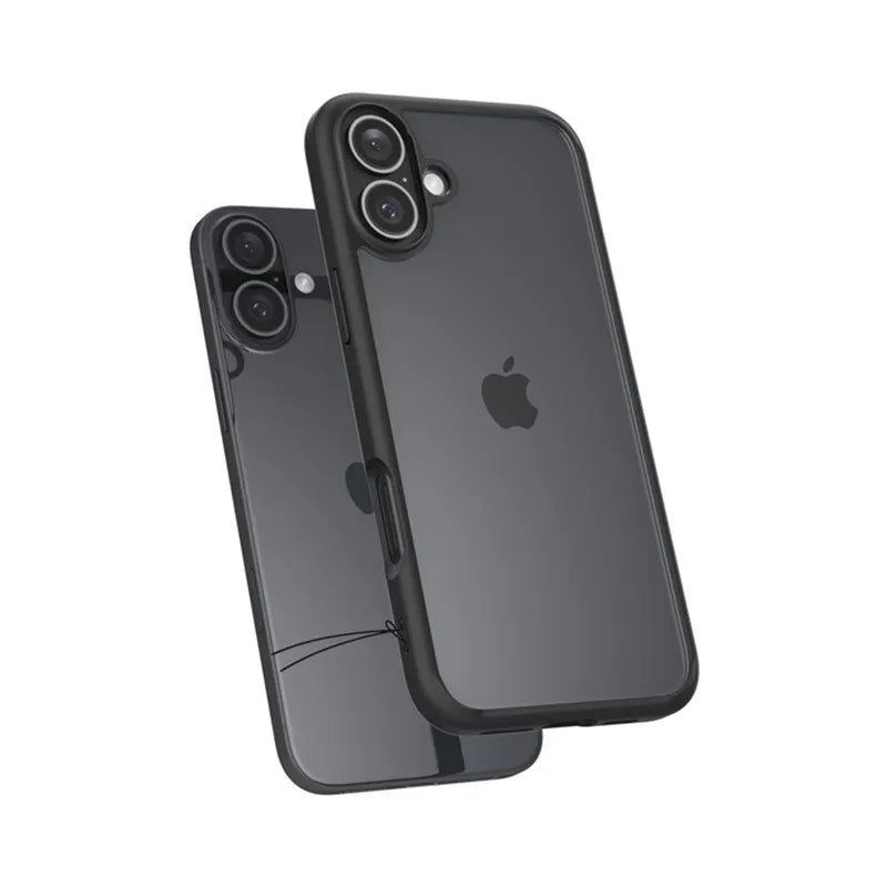 Spigen Ultra Hybrid – dėklas, skirtas „iPhone 16“ (matinė juoda)