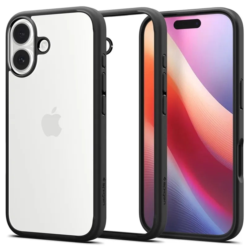 Spigen Ultra Hybrid - Dėklas skirtas iPhone 17 (Matinė juoda)