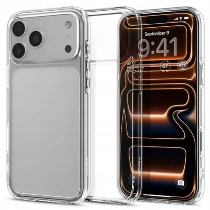 Spigen Ultra Hybrid - Dėklas, skirtas iPhone 17 Pro (Skaidrus)