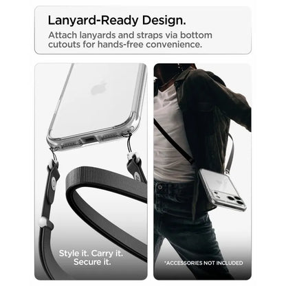 Spigen Ultra Hybrid – dėklas, skirtas iPhone 18 Pro / 17 Pro (skaidrus)