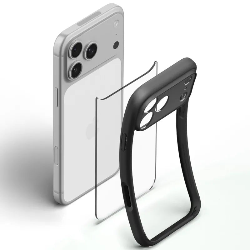 Spigen Ultra Hybrid – dėklas, skirtas iPhone 18 Pro Max / 17 Pro Max (matinė juoda)