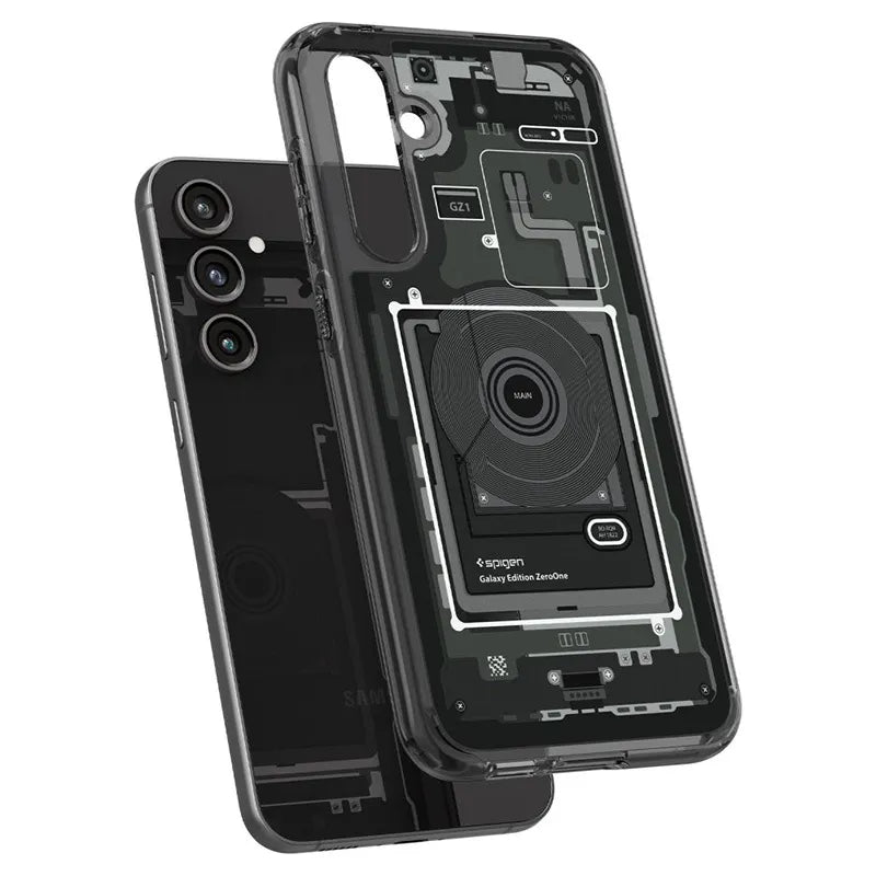 Spigen Ultra Hybrid – dėklas, skirtas Samsung Galaxy S23 FE (Zero One)