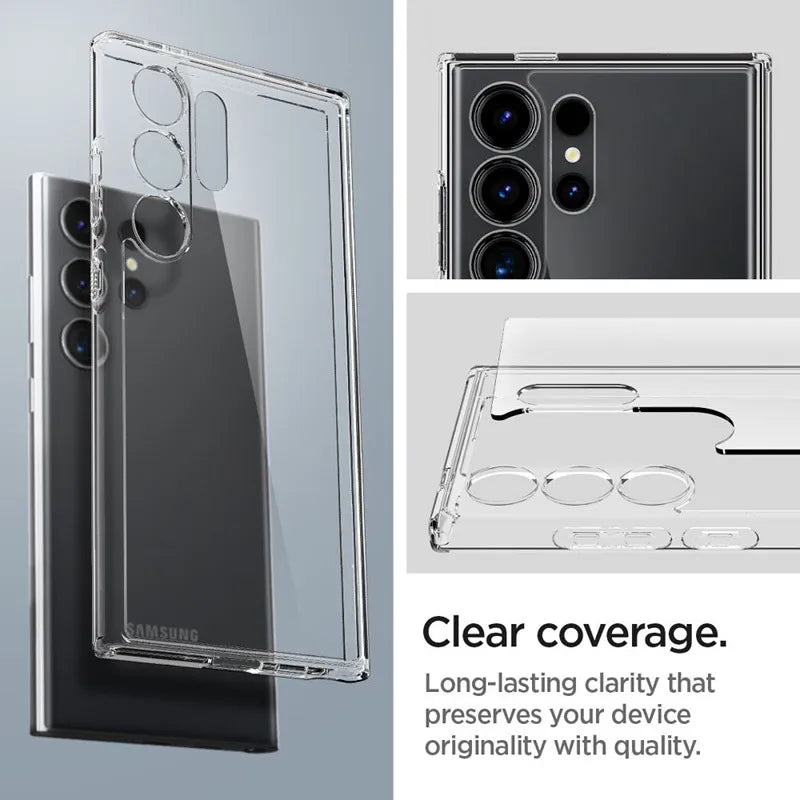 Spigen Ultra Hybrid – Dėklas, skirtas Samsung Galaxy S24 Ultra (skaidrus)