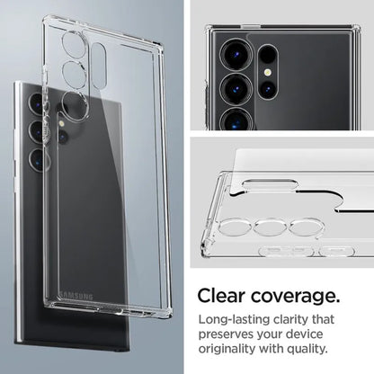 Spigen Ultra Hybrid – Dėklas, skirtas Samsung Galaxy S24 Ultra (skaidrus)